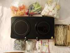 Paket für Kerzen gießen, leere Teelichter, Heizplatte, Dochte uvm.