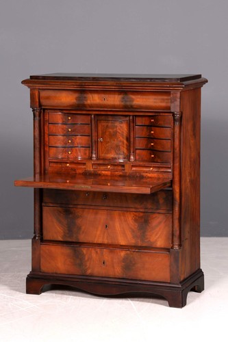 Biedermeier sekretär - biedermeier,