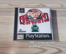 Sony Playstation ps 1 ps1 Frontschweine Sammlerstück Erstauflage in OVP Selten