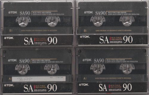Tdk sa90 mc musikkassetten - x,