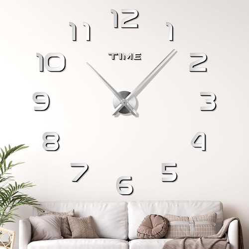 Stick wall clock - 3d,