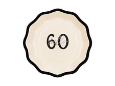 6 Pappteller Hello 60 D.18cm