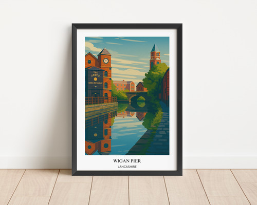 Wigan pier lancashire - lancashire, uk
