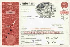 Jantzen Inc. 1976 Portland Oregon Denver Merril Lynch Blue Vollmoeller Stuttgart