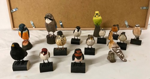 Deko vögel holz 14 - holz,, stück