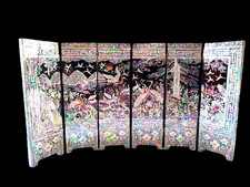 Koreanischer Paravent mit 6