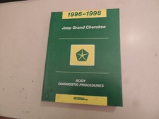 Diagnostic manual Diagnose Werkstatthandbuch 1996-1998 Jeep Grand Cherokee