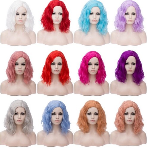 Cosplay gelockt haar wig - cosplay,
