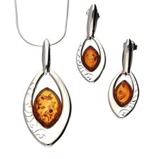 Echtes 925 Silber SCHMUCKSET