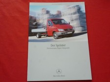 MERCEDES Sprinter T1N Pritschenwagen Kipper Fahrgestelle Prospekt Brochure 2004