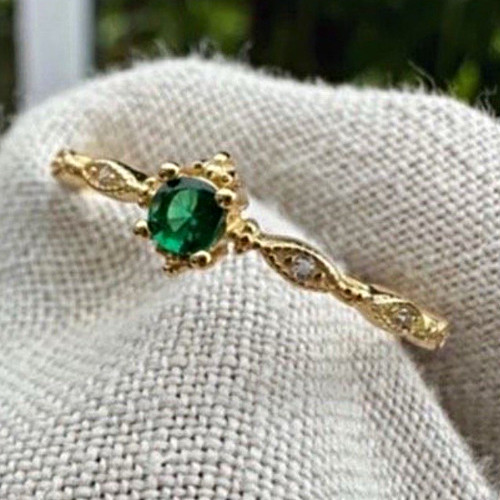 Goldring s925 mit grünem - mit,