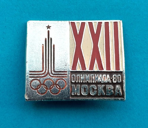 Anstecknadel pin 1980 moskau - -,
