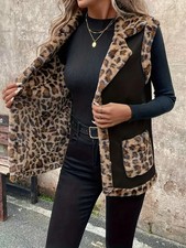 Leopardenmuster ärmellose - leopardenmuster,