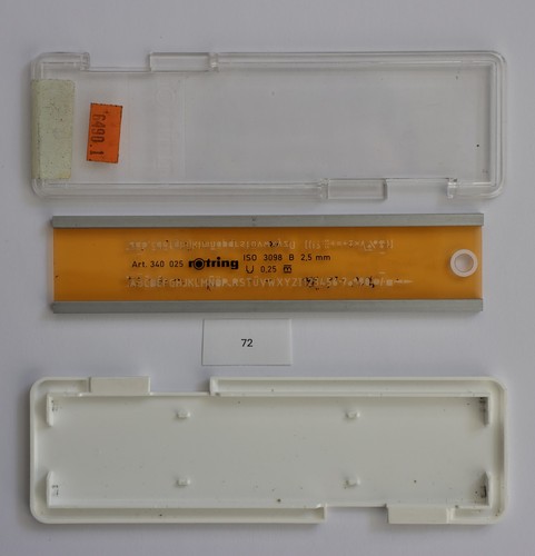 Rotring schriftschablone - rotring,
