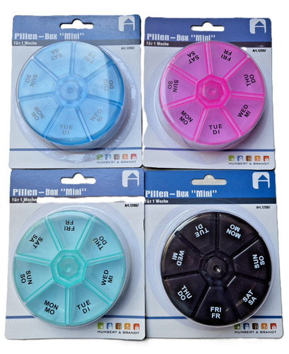 Pillendose rund - x,