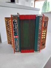 Ziehharmonika diatonisch, Schwyzerörgeli, Eichhorn, Akkordeon, incl. Koffer