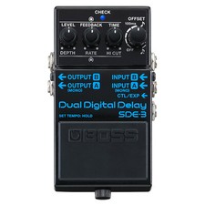 Boss sde digital dual - dual, delay