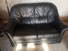 Himolla Ledergarnitur 6 Sitzer schwarz