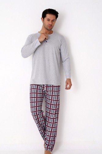 Herren pyjama set schlafanzug - set,