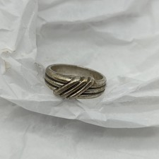 -  Ring  aus 925er Silber , signiert FS  -  4,6  Gramm - 