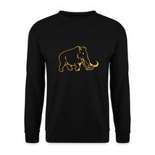 Silhouette Mammut Line Art Unisex Pullover