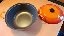 Bratentopf Le Creuset, ofenrot, rund, 32cm, nur 1 mal benutzt
