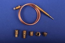 Universal Thermoelement 600 mm mit 5 Adaptern Gasgrill Gasherd Bräter