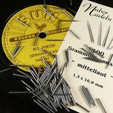 100 Grammophonnadeln Mittellaut Schellack 78 RPM Gramophone Needles medium Tone