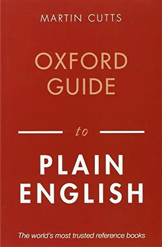 Oxford guide plain - to, english