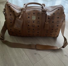 MCM Traveler Visetoss Weekender Medium Cognac
