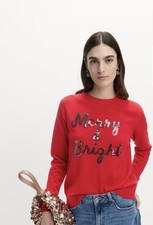 M&S Air-Yarn Pailletten Spruch