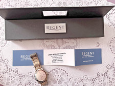 REGENT   Titan Herrenarmbanduhr, Saphirglas, Quarzwerk, water resistant, in OVP