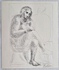 Pablo Picasso Au bain Im Bad handsigniert aus der Suite Vollard