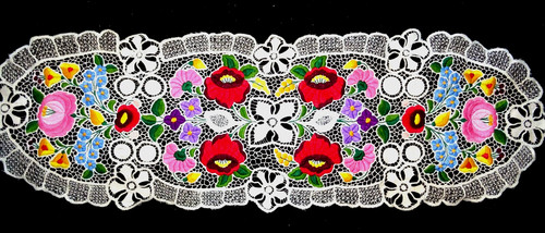 Läufer oval 90x28cm