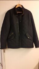 Barbour Powell navy blau XL quilted Jacke gefüttert