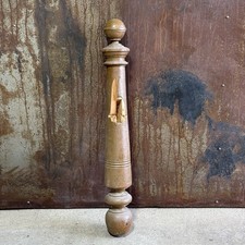 Alter originaler Antrittspfosten Treppenpfosten Gründerzeit um 1900 / H98 D13 cm