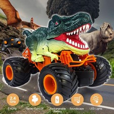 Dinosaurier Spielzeug Ferngesteuertes Auto RC Dino Spielzeug Monstertruck &Licht