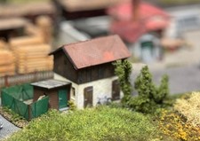 Hühner Stall Landwirtschaft MvP Fertigmodell H0 1:87