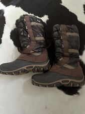 Winterstiefel Damen Moonboots Wald Und Wiesn Stiefel Braun FUN 36 Neu Robust Mäd