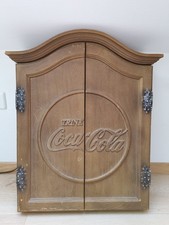 Original Coca-Cola Dartscheibe-Schrank Vintage Retro Sammler Lizenzprodukt
