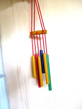 Klangspiel Holz Mobile