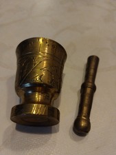 Alter Mörser . Miniatur Apotheke Messing . Für Setzkasten. 5 cm hoch