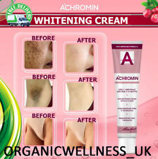 ACHROMIN Hautaufhellungscreme / UV / Anti dunkle Flecken / Sommersprossen / MILCHSÄURE + ARBUTIN