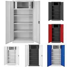 Aktenschrank Büroschrank Werkzeugschrank Metallschrank mit Geheimfach Metall