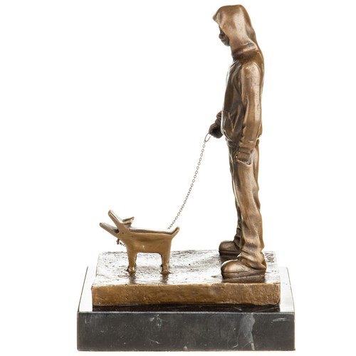 Bronze skulptur mann - skulptur,