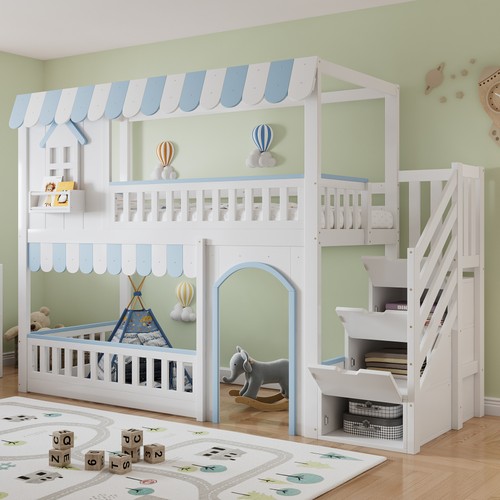 Etagenbett kinder hochbett - &,