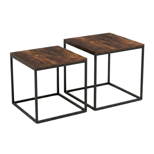 Couchtisch 2er set quadratisch - couchtisch,