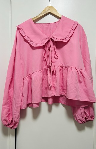 Shein damen bluse rosa - shein,