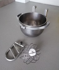 Solia Alexander Rührkessel Edelstahl  M 10 M 20  Schneebesen Rührer