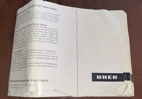 Uher universal 5000 - uher,